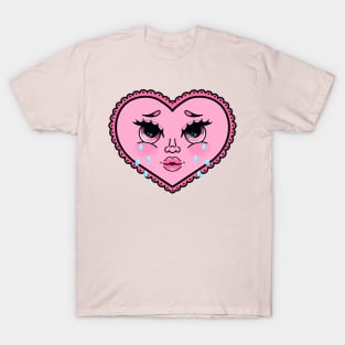 Crying Heart Tattoo T-Shirt